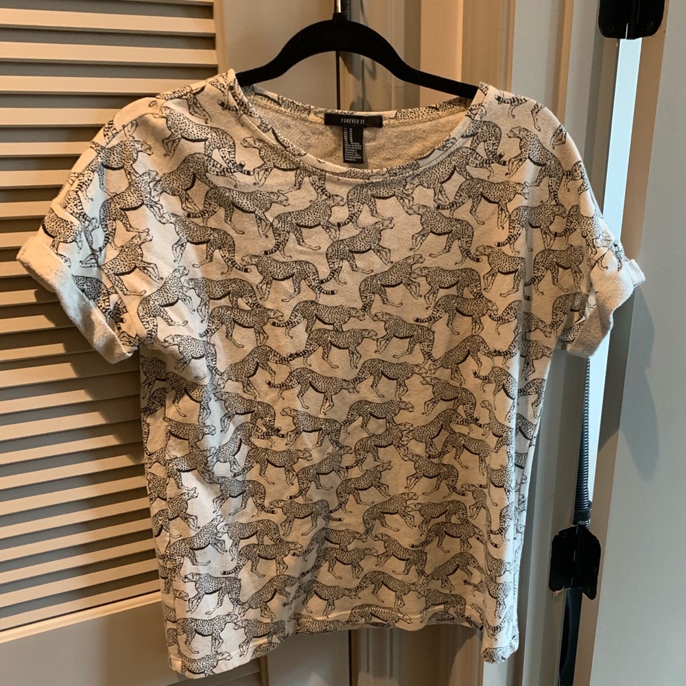 Chic Cheetah TShirt Top